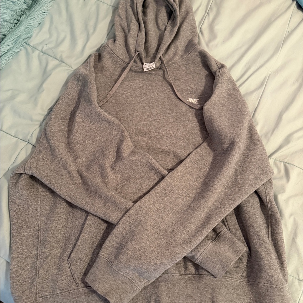 Nike Men's Heather Gray Hoodie